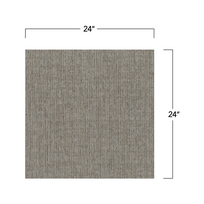 Mohawk Basics 24" x 24" Level Loop Adhesive Tabs Carpet Tile & Reviews
